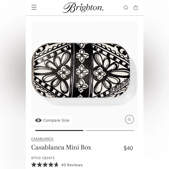 NWOT Brighton Casablanca Mini Box - Picture 4 of 4
